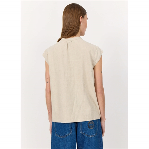 Levete Room LR-NAJA 19 Bluse, Island Fossil Melange
